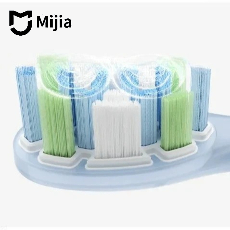 Teeth Whitening Toothbrush - オリジナル Mijia 振動電動歯ブラシブラシヘッド音波振動電動歯ブラシヘッドクリーニングアクセサリー