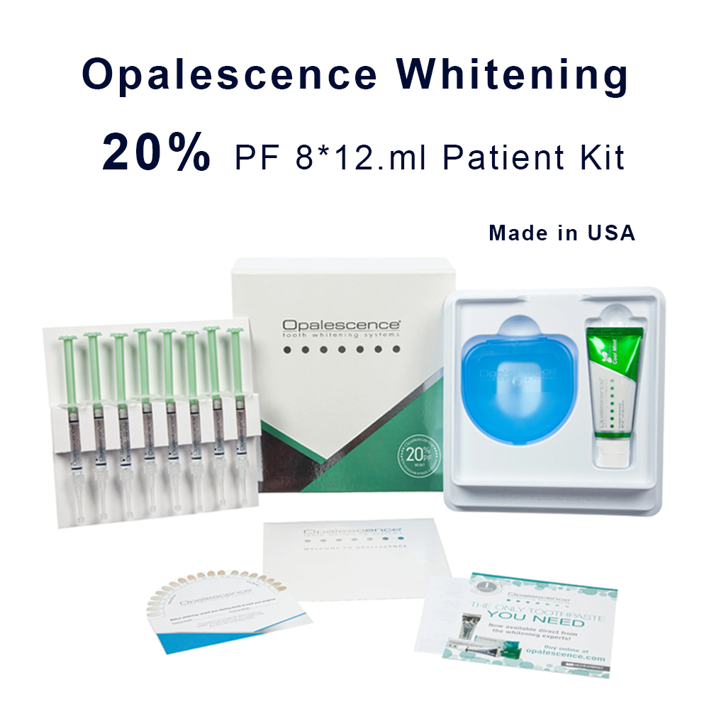 Teeth Whitening Foam - 家庭用UV患者セット,プロの衛生機器,紫外線,16%,歯科材料,20% pf 20, 16ゲルキット,8x1.2ml