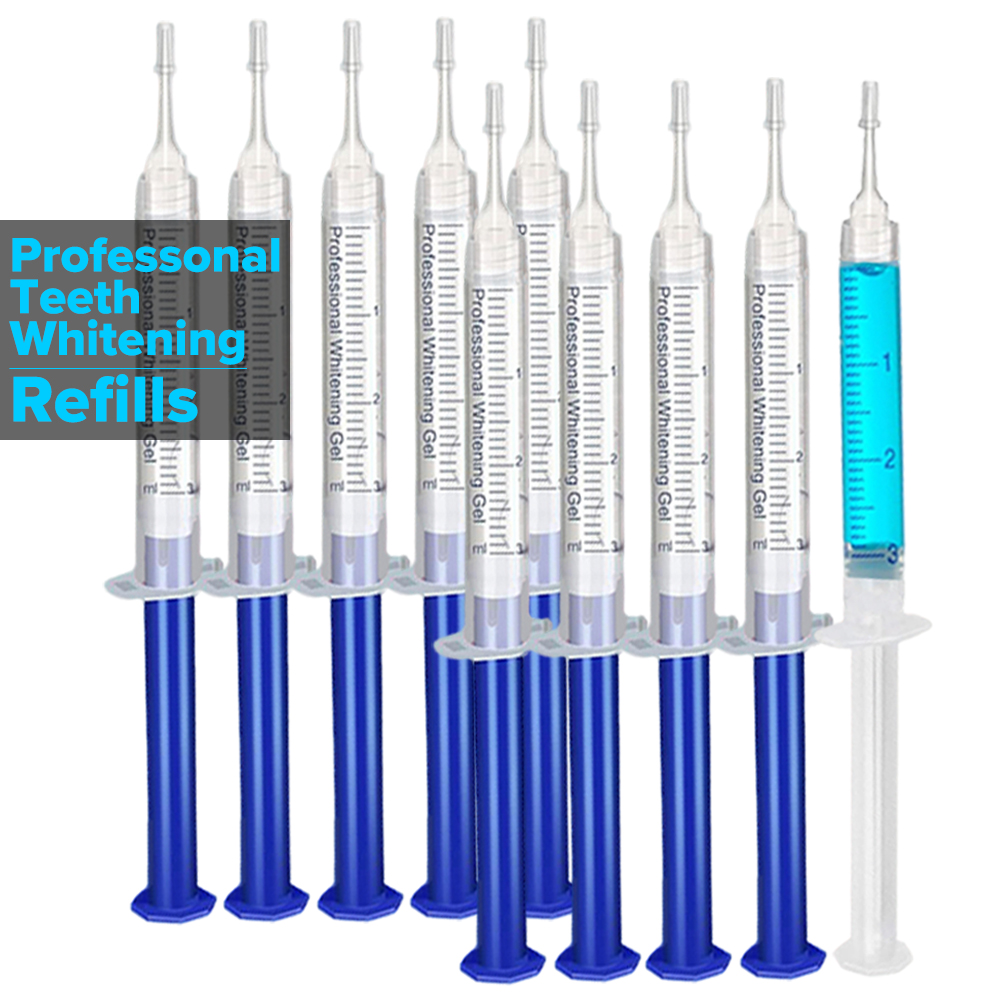Teeth Whitening Gel - 歯のホワイトニングジェル詰め替えシリンジ歯の漂白ジェルインビザラインスタイルトレイ用漂白剤歯科グレード歯のホワイトニング剤ホワイトキット