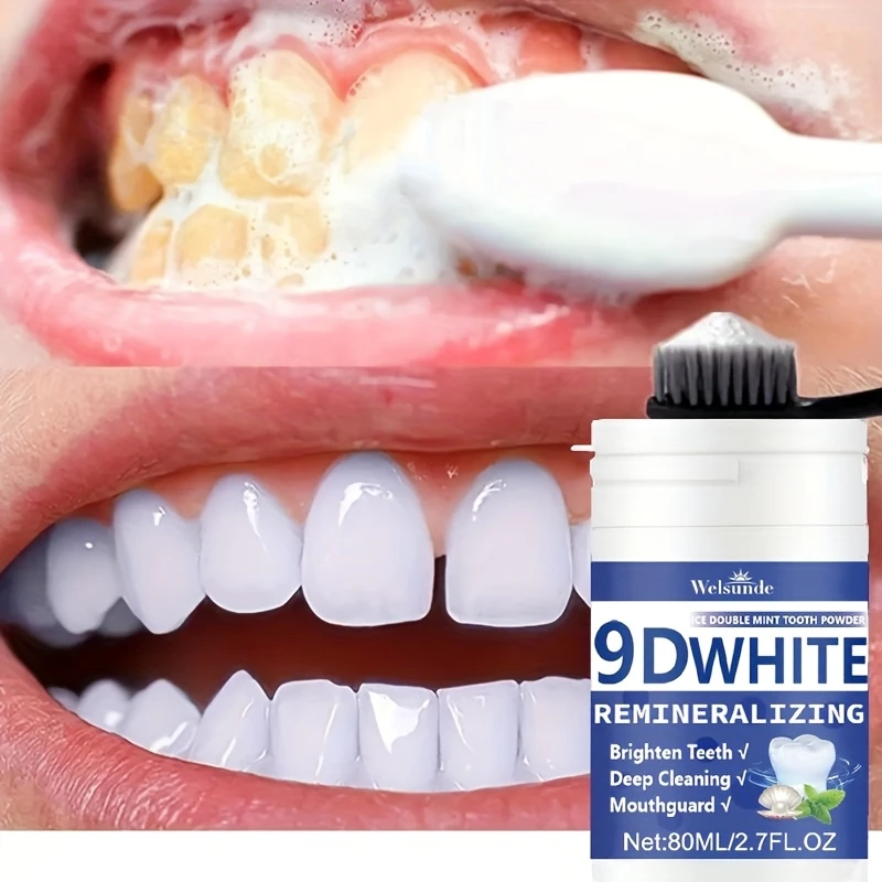 Teeth Whitening Near Me - 9Dホワイト再石灰化ハイドロキシアパタイト歯磨き粉、歯のホワイトニングパウダー、ディープクリーニング、息の爽快感、口腔の健康に最適
