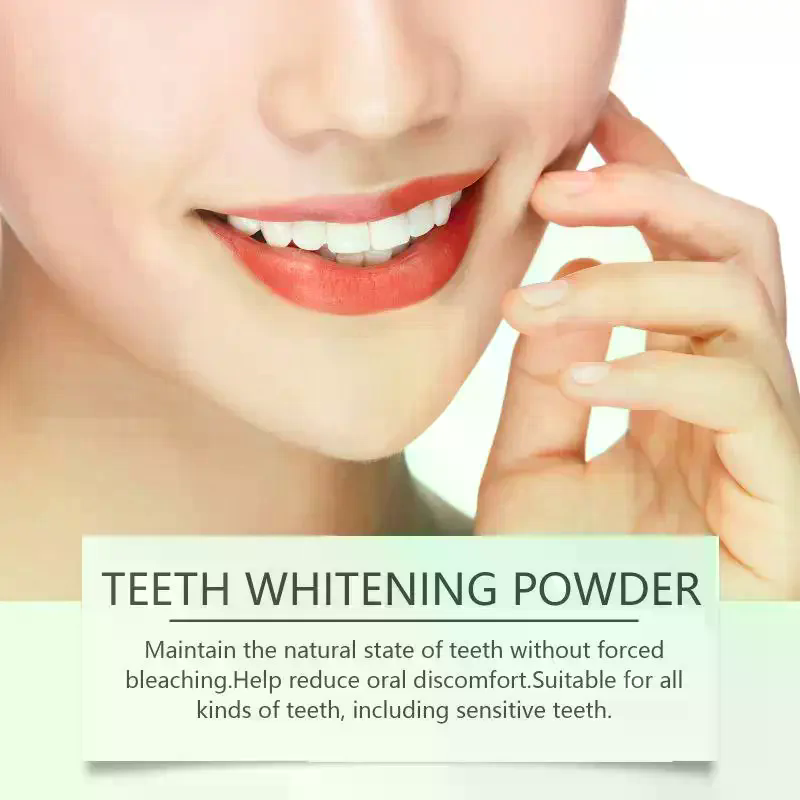 Teeth Whitening Naturally - 15g 歯を白くするホワイトニングパウダー 臭いを除去 口腔クリーンケア 口腔不快感を軽減 自然で無害な歯磨き粉
