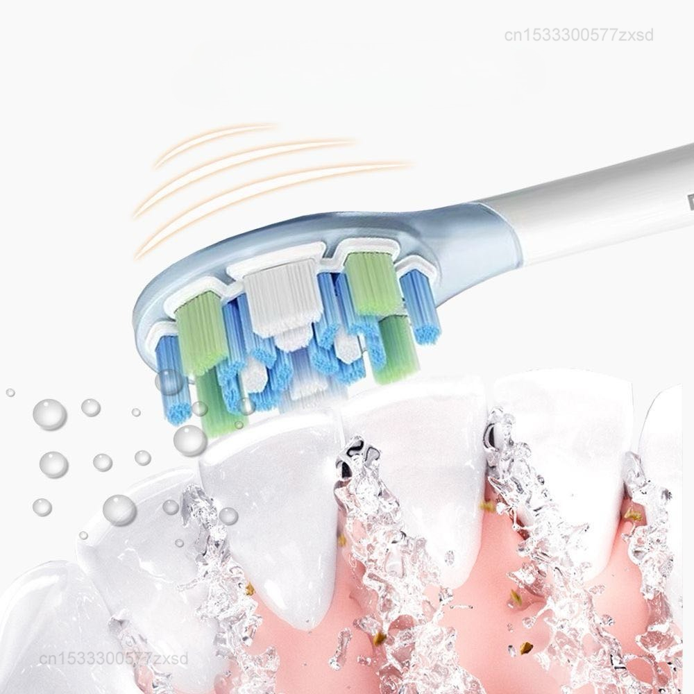 オリジナル Mijia 振動電動歯ブラシブラシヘッド音波振動 - Teeth Whitening Toothbrush のレビューと価格