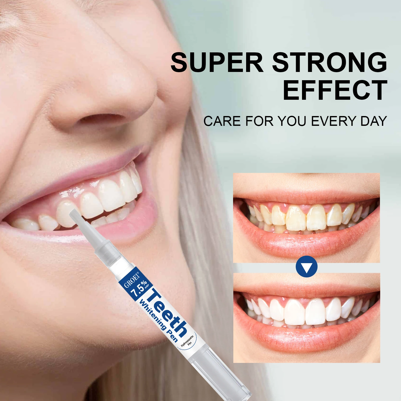 ヒドロキシアパタイト歯のホワイトニングペンまばゆい白いステイ - Teeth Whitening Gel のレビューと価格