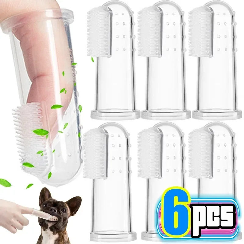 シリコーンソフトペット指カフ歯ブラシ犬ブラシ口臭歯石歯ケアツ - Teeth Whitening Brush のレビューと価格