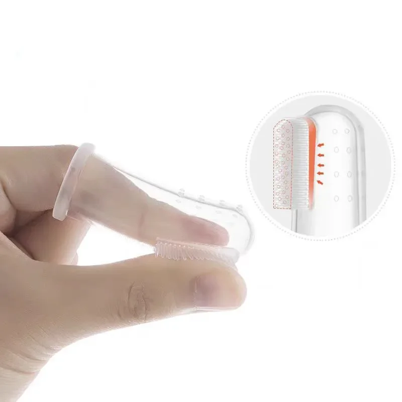 シリコーンソフトペット指カフ歯ブラシ犬ブラシ口臭歯石歯ケアツ - Teeth Whitening Brush のレビューと価格