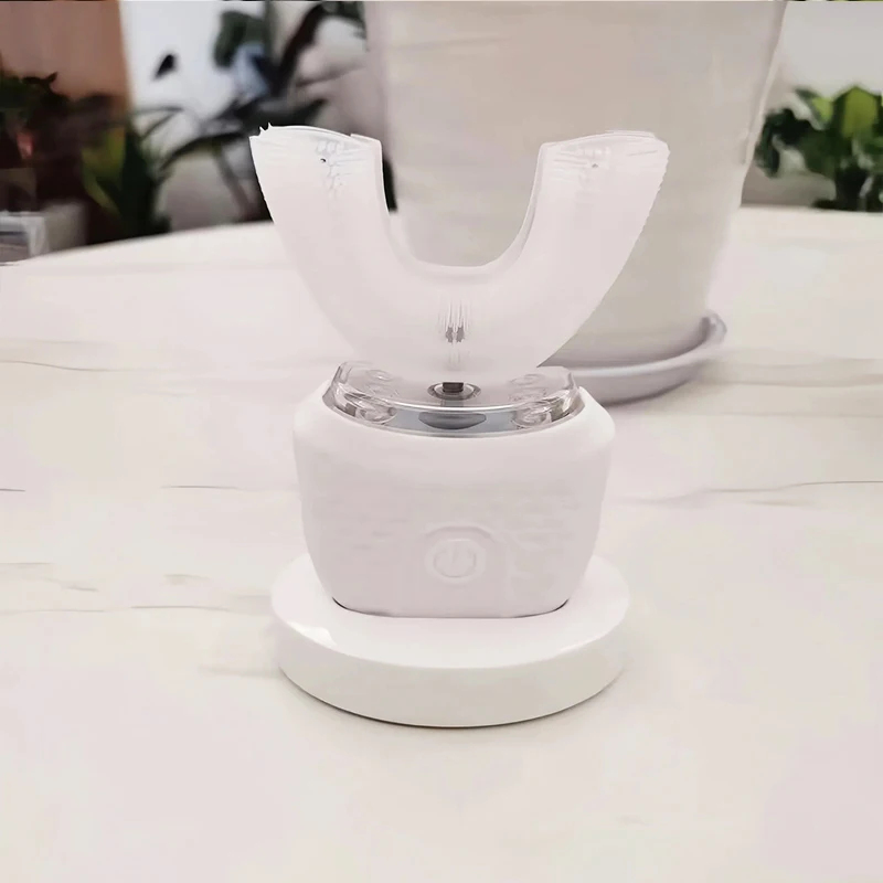トップ新製品ポータブル U 字型電動歯ブラシ、超音波 360 - Teeth Whitening Toothbrush のレビューと価格