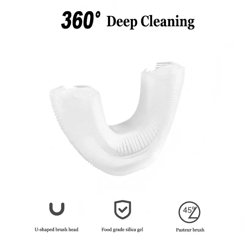 トップ新製品ポータブル U 字型電動歯ブラシ、超音波 360 - Teeth Whitening Toothbrush のレビューと価格