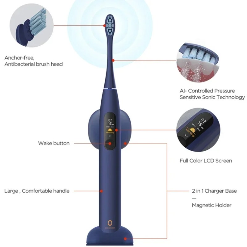 Oclean X Pro ソニック電動歯ブラシ ホワイトニン - Teeth Whitening Toothbrush のレビューと価格