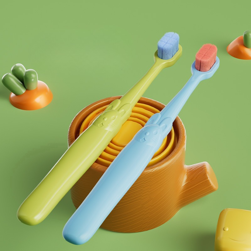 かわいいウサギの形の子供歯ブラシ柔らかい毛歯ホワイトニングブ - Teeth Whitening Toothbrush のレビューと価格