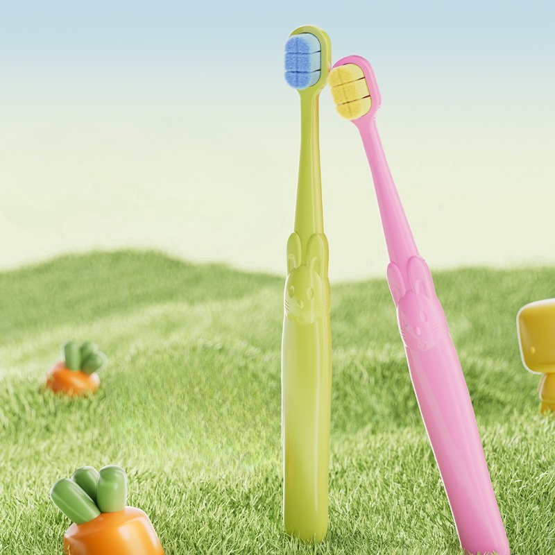 かわいいウサギの形の子供歯ブラシ柔らかい毛歯ホワイトニングブ - Teeth Whitening Toothbrush のレビューと価格