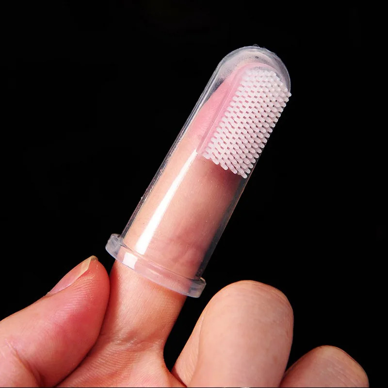 ソフトシリコーンペット指歯ブラシ犬猫用歯クリーニングブラシ口 - Teeth Whitening Brush のレビューと価格
