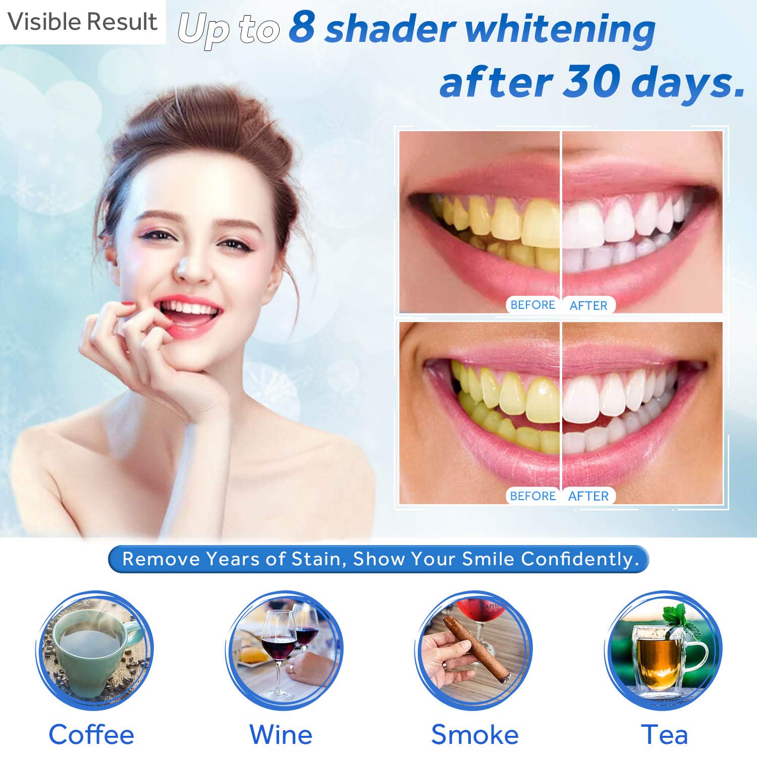 歯のホワイトニングジェル詰め替えシリンジ歯の漂白ジェルインビ - Teeth Whitening Gel のレビューと価格
