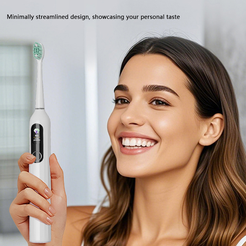 音波振動電動歯ブラシスマート 5 モード IPX7 防水 L - Teeth Whitening Toothbrush のレビューと価格