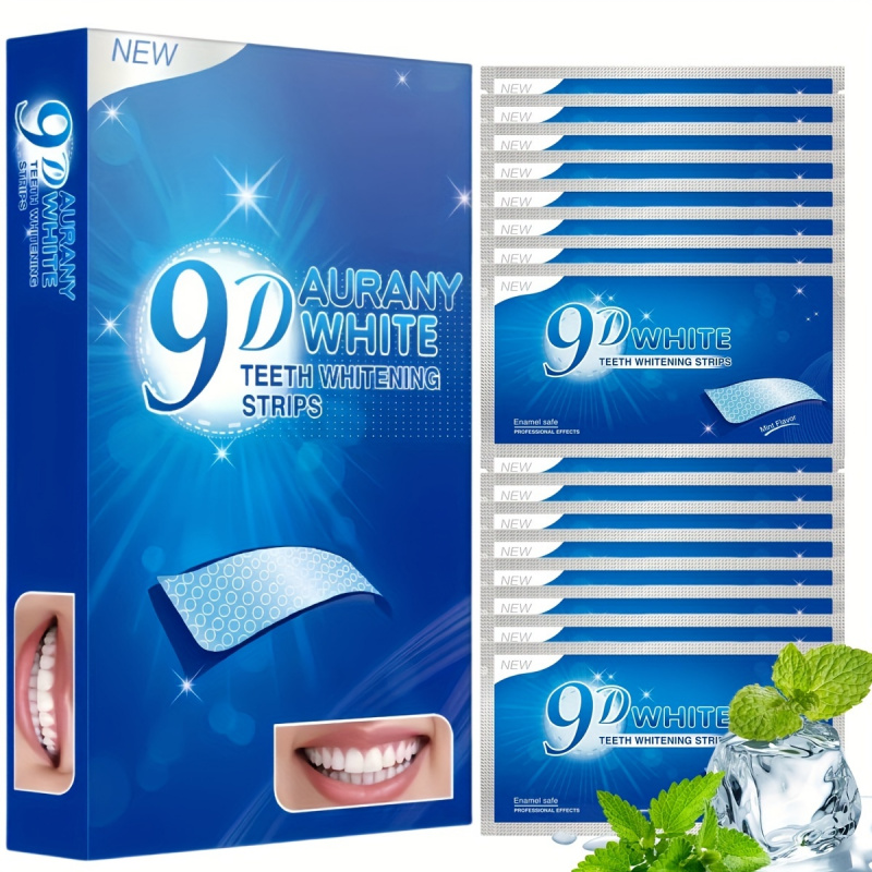 9D Aurany ホワイト歯ホワイトニング ストリップ 2 - Teeth Whitening Gel のレビューと価格