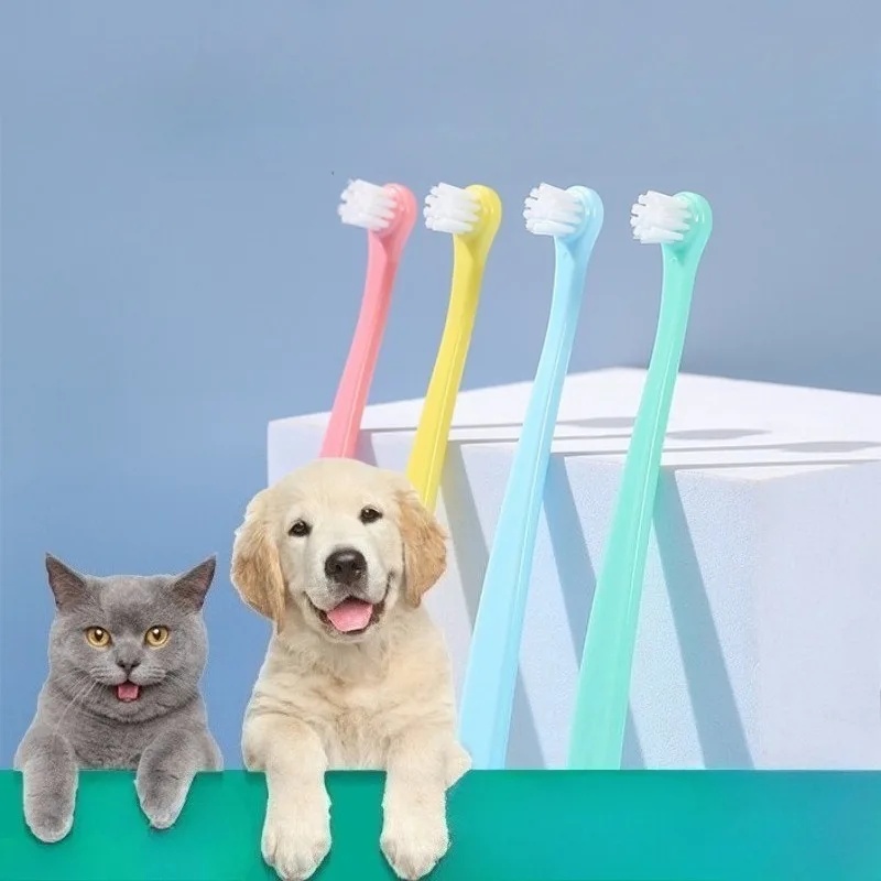 犬用歯ブラシ 犬の歯のクリーニング 小型ヘッドブラシ 犬用歯 - Teeth Whitening Brush のレビューと価格