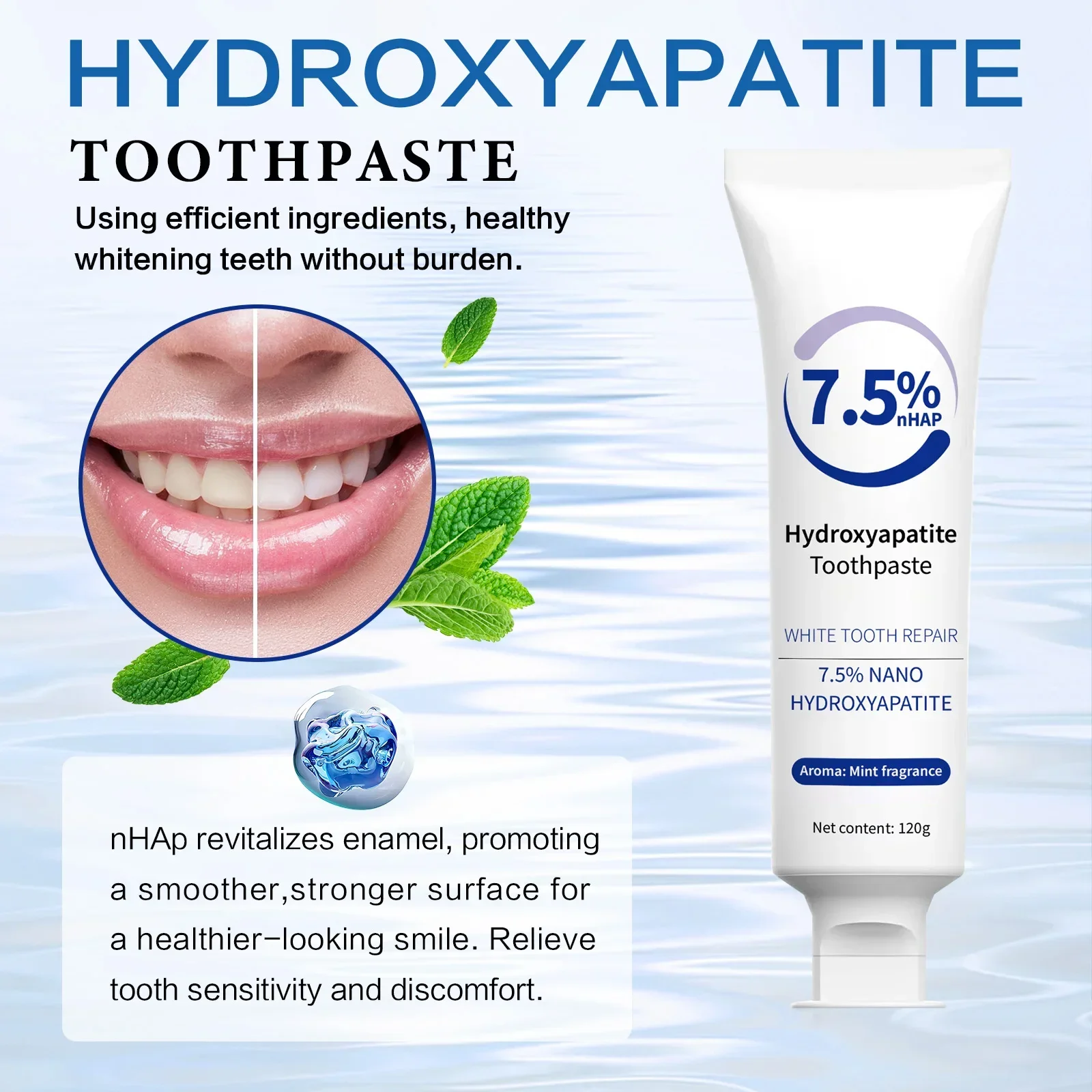 歯磨き粉＆ホワイトニングペンキット - ハイドロキシアパタイ - Remineralizing Toothpaste のレビューと価格
