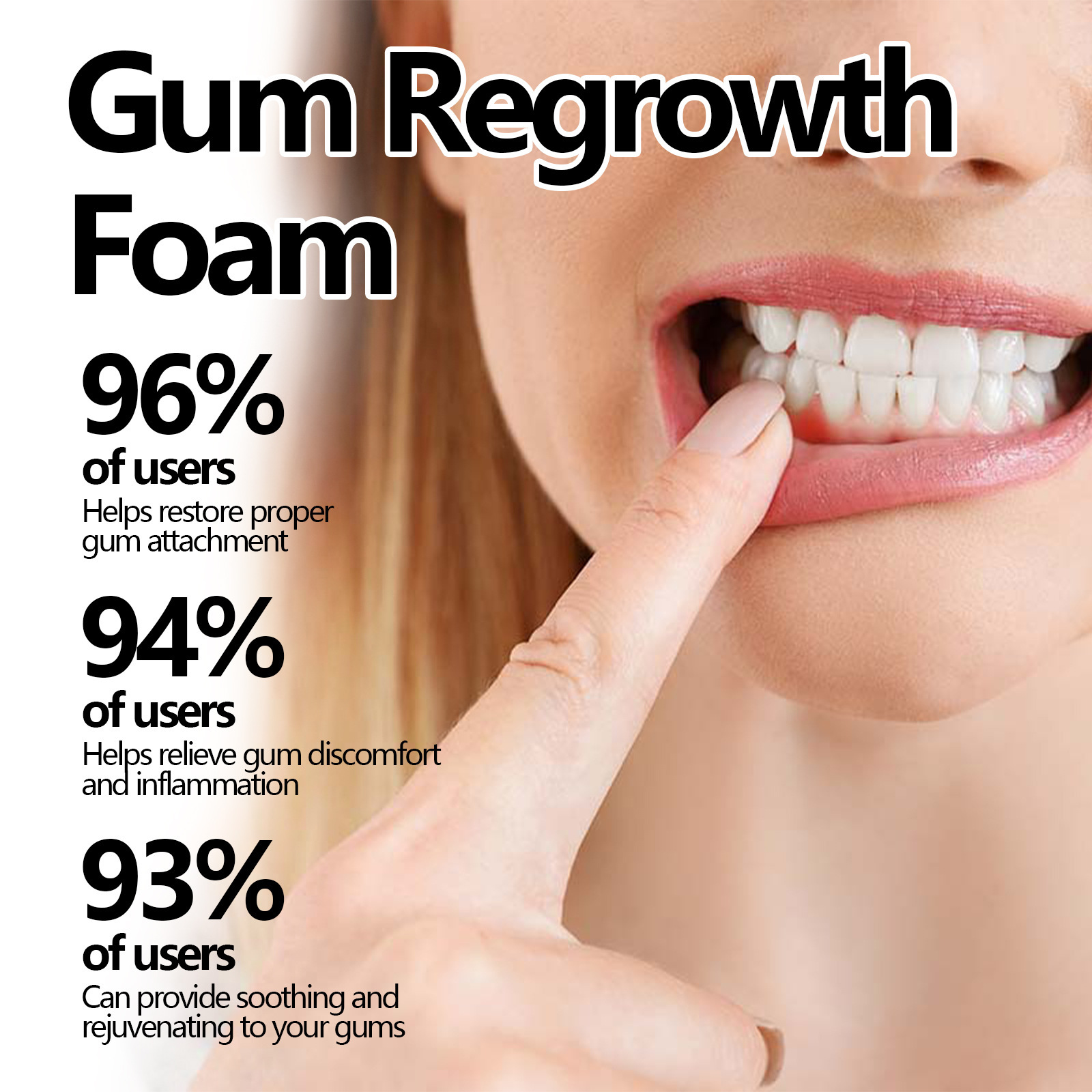 ガムリペアフォームムース歯磨き粉 ジェントルクリーン ブリー - Teeth Whitening Foam のレビューと価格