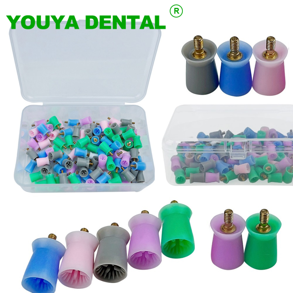 100個/箱 歯科用プロフィーカップ スクリューイン/ラッチ - Teeth Whitening Brush のレビューと価格