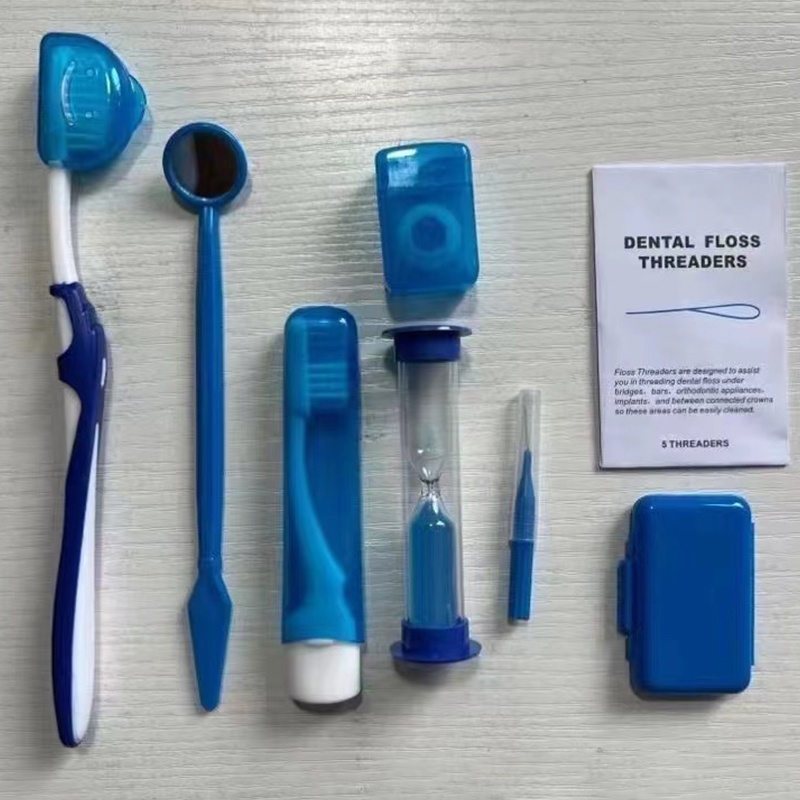 8 ピース/セット歯科ケアブラシキットマルチカラーデンタルワ - Teeth Whitening Brush のレビューと価格