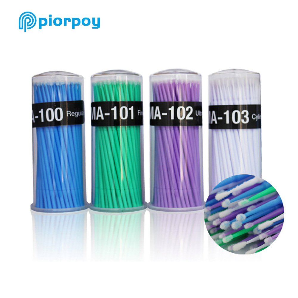 PIORPOY 400 ピース/箱歯科用マイクロブラシ歯科用 - Teeth Whitening Brush のレビューと価格