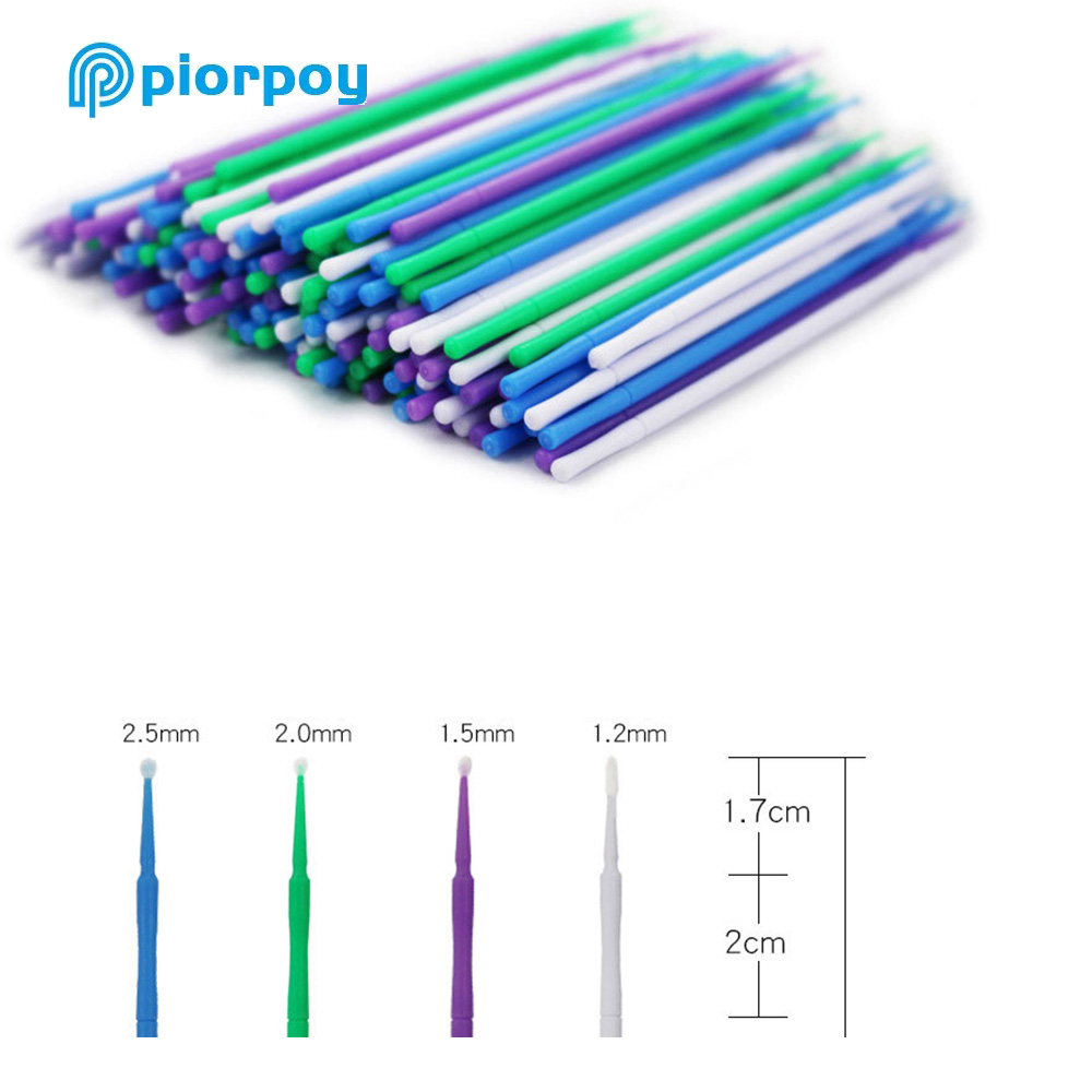 PIORPOY 400 ピース/箱歯科用マイクロブラシ歯科用 - Teeth Whitening Brush のレビューと価格