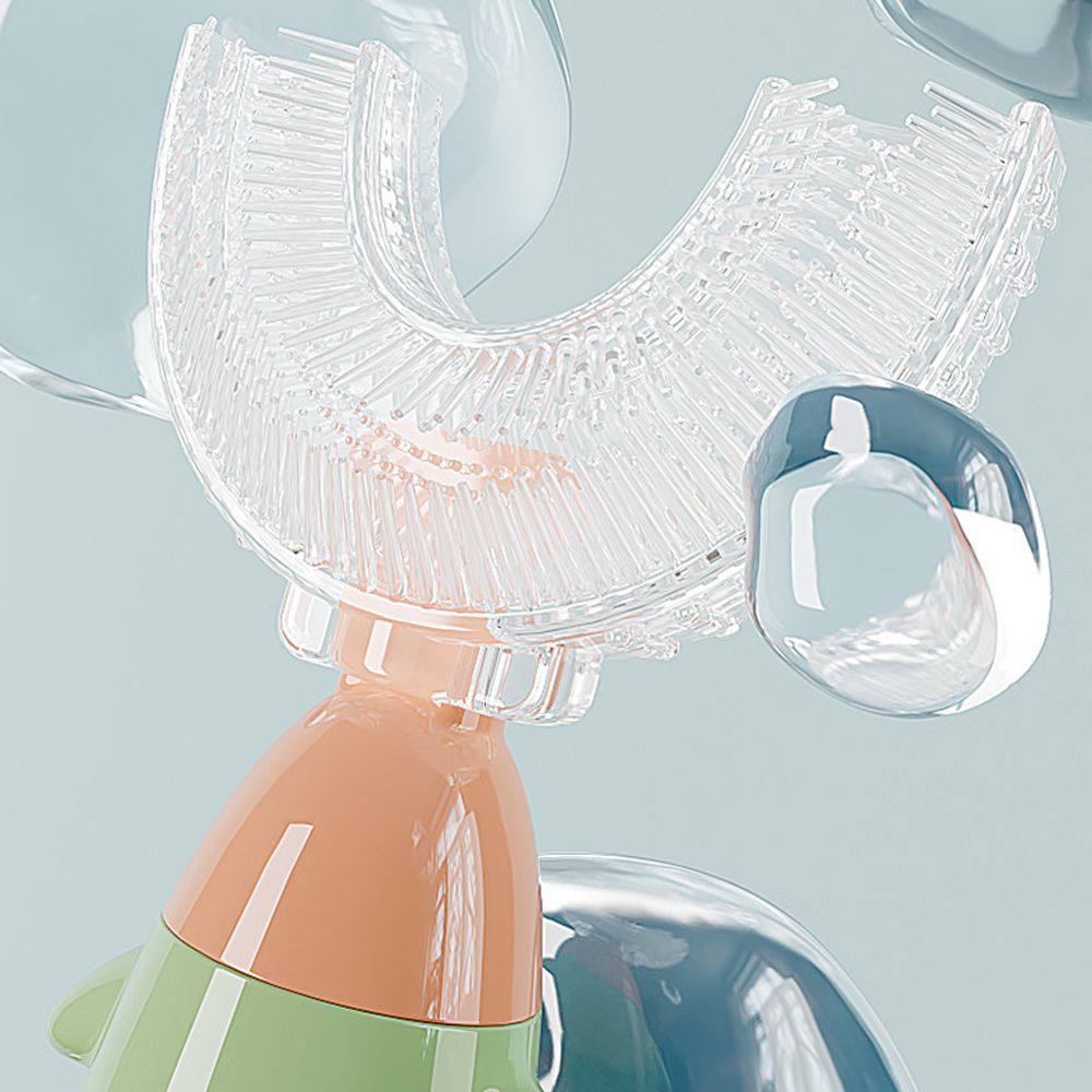 1-12歳向け口腔ケア用ソフトシリコン製クリーニングツール、 - Teeth Whitening Toothbrush のレビューと価格