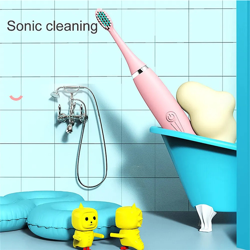 子供のための交換用ヘッド付き電動歯ブラシ,充電式,カラフル, - Teeth Whitening Toothbrush のレビューと価格