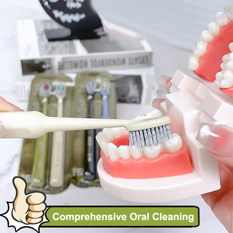 2 個の口内清掃歯ブラシ超微細ソフトハード毛歯ブラシ大人のた - Teeth Whitening Toothbrush のレビューと価格