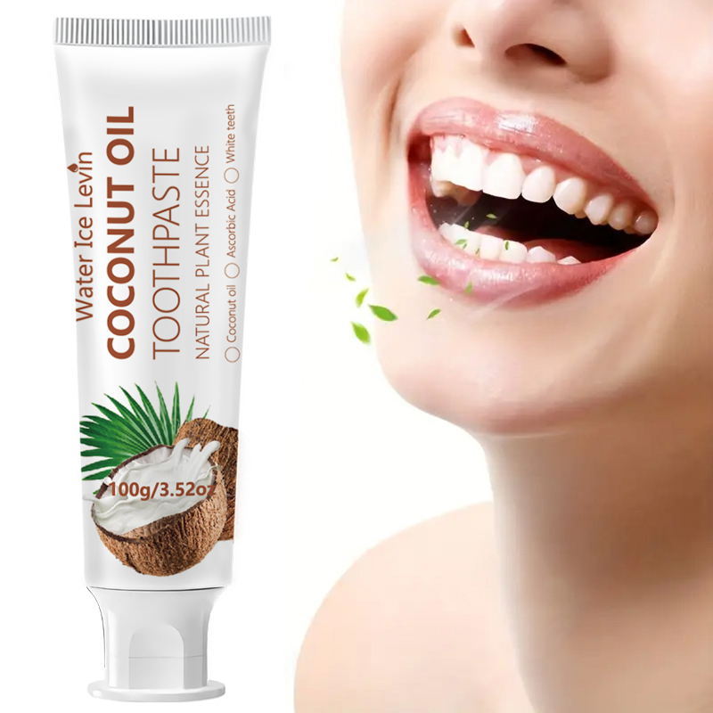 ココナッツオイル歯磨き粉 100g 天然植物エキス配合 歯を - Teeth Whitening Naturally のレビューと価格