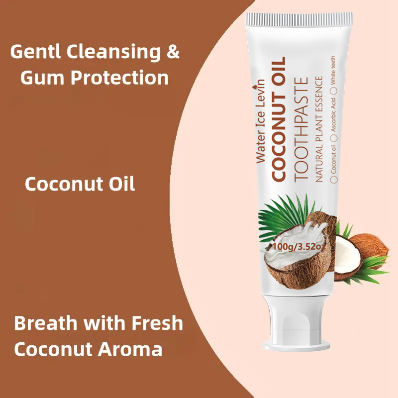 ココナッツオイル歯磨き粉 100g 天然植物エキス配合 歯を - Teeth Whitening Naturally のレビューと価格