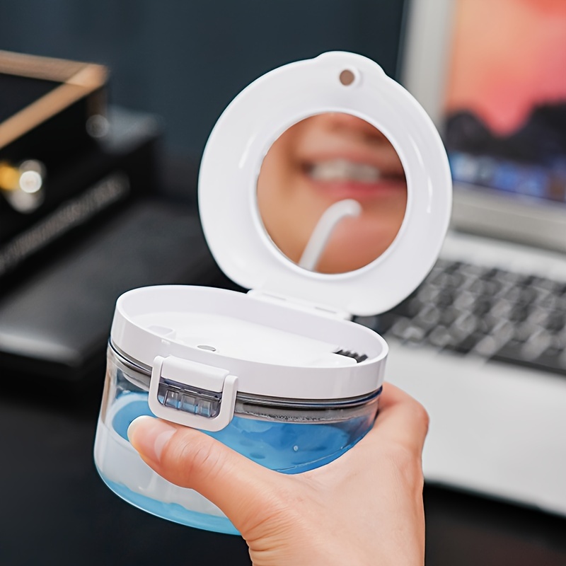 ポータブル矯正リテーナーケース多層透明ブレース収納ボックス歯 - Teeth Whitening Brush のレビューと価格