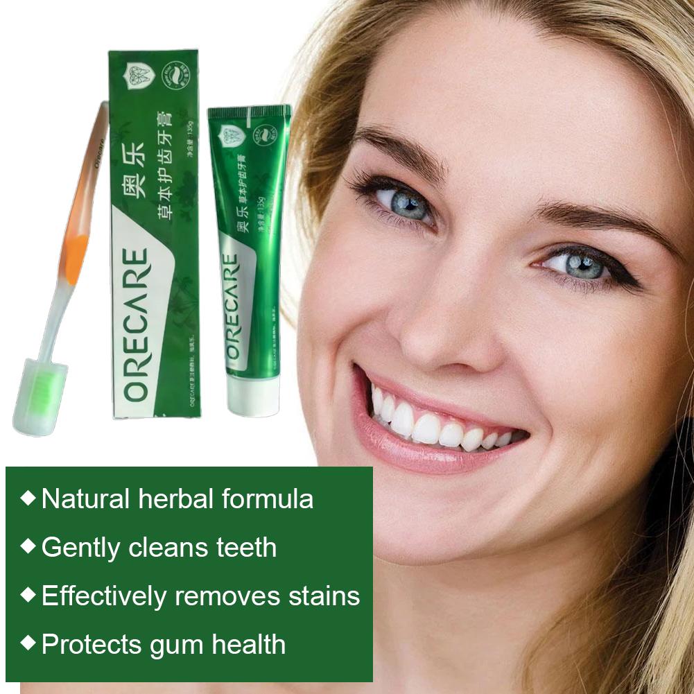 ハーブ歯磨き粉 ルイボスミント風味 歯磨き粉 歯ブラシ付き  - Teeth Whitening Treatment のレビューと価格
